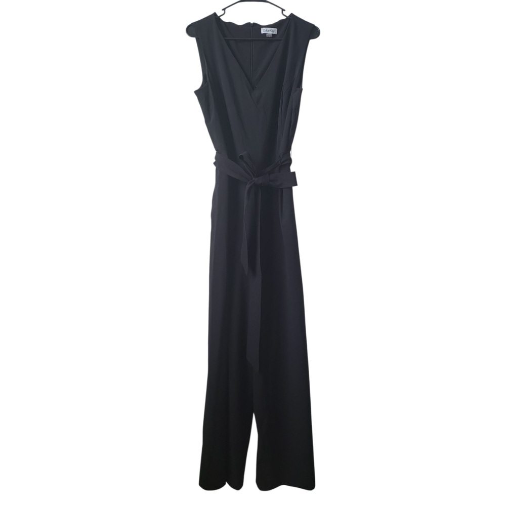 Elegant Black Sleeveless Jumpsuit